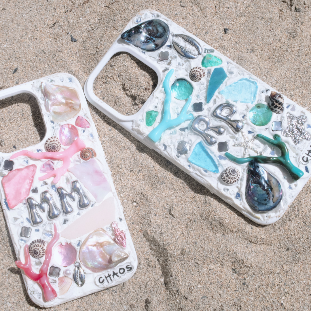 Custom Beach Charm iPhone Case