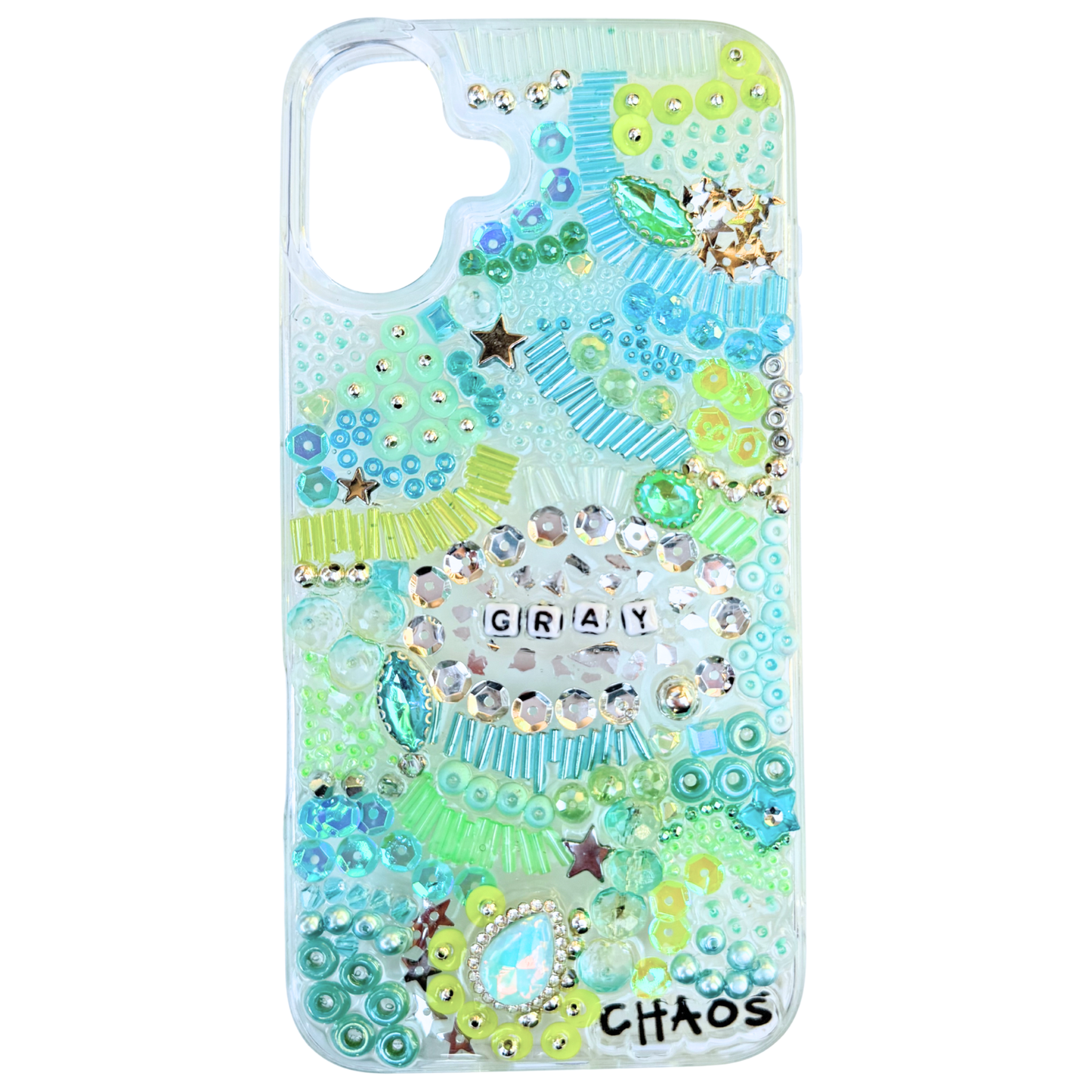 Custom Beaded Case w/ Charms